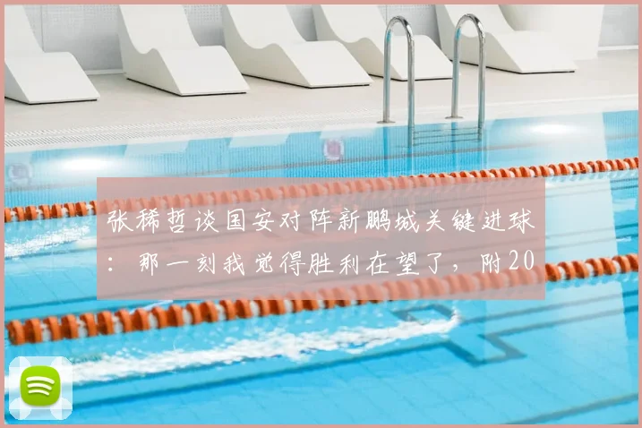 张稀哲谈国安对阵新鹏城关键进球:那一刻我觉得胜利在望了,附2026赛季个人进球回顾